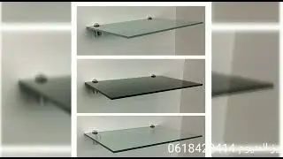 طاجيرات او رفوف زجاج مع تغليف المنيوم😲  Poêles ou étagères en verre avec emballage en aluminium