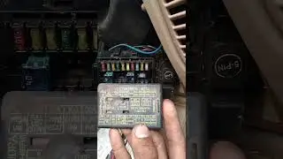 car AC cooling problem ..AC fuse box location #ac #car #shorts #trending