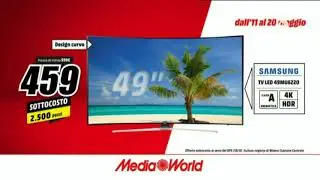 Pubblicita Mediaworld   Sottocosto   Samsung TV led 49mu6220   Maggio 2018