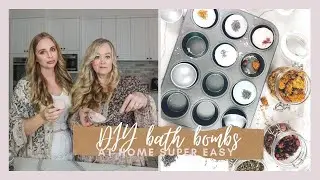 Super EASY way to make BATH BOMBS at home