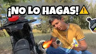 NO QUITES El SILENCIADOR DE ESCAPE A Tu MOTOCICLETA ⚠️🚨// Jeovanni Villa.