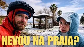 NUNCA IMAGINAMOS ACORDAR ASSIM NA PRAIA