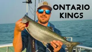 Double King Salmon Catch on Lake Ontario 🎣