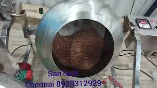 LPG ROASTING COATING FLAVOURING MACHINE Masala, Spices, Peanuts, Dry Fruits and Nuts Chennai