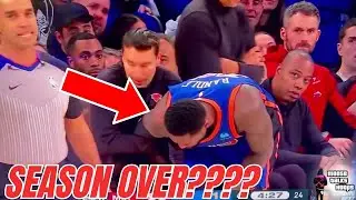 TERRIBLE NEWS‼️ 👀 Julius Randle Suffers SCARY INJURY #nba #newyorkknicks