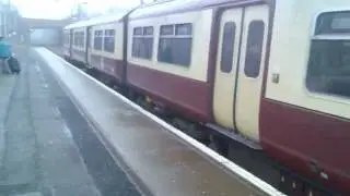 Train Leaving Uddingston Railway Station. Next Stop: Bellshill