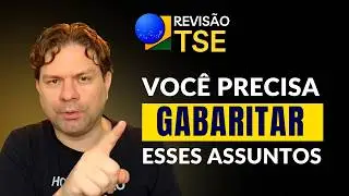 REVISÃO TSE: A CEBRASPE ADORA ESSES ASSUNTOS DE DIREITO ADMINISTRATIVO