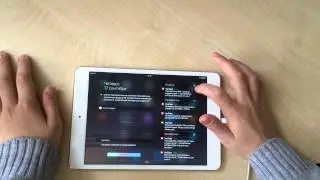 Мини обзор iOS 9 на iPad mini 3