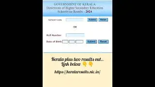 Link for Kerala plus two result download|2025|