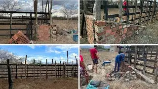 DEMOS INICIO A CONSTRUÇÃO DA CARREGADEIRA DO CURRAL. 🙏🏼