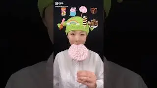EMOJI EATING CHALLENGE, 8 Emojis | #asmr #kawaiieatingasmr #food  #shorts