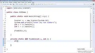 Program # 6  Logic 3 Finding GCD of a given two numbers using Recursion in Java