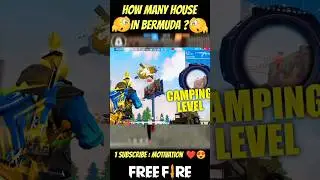 How Many House In Bermuda ?😱🤫 ||Garena Free fire Max ❤️🥰||