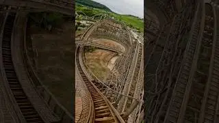 Ride a rare wooden coaster with resin wheels while listening to a commentary! Mammut / Erlebnispa...
