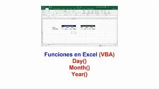 Funciones de Excel - Extraer Dia Mes A&ntilde;o Fecha