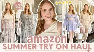 Amazon Summer Clothing Haul 2022 | Amazon Fashion Try On | Summer Dresses UNDER $50!