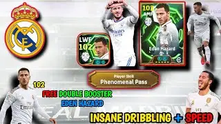 102 Eden Hazard IS BROKEN! ⚡ Free Double Booster Review | eFootball Mobile #efootball #efootball2026
