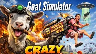 This goat has more chaos energy than I do.//goat simulator//#goat #viralgaming #trandding #game