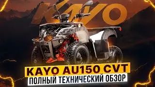 Полный технический обзор KAYO AU150 CVT ПТС / Роллинг Мото