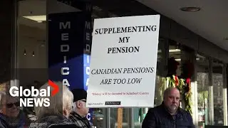 BC woman stages rally to highlight plight of seniors living in poverty