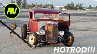 AV Episode 10: Ford Model A Hotrod Startup & Drive!!!