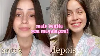 Como ser mais bonita naturalmente sendo pobre e sem maquiagem - GLOW UP na aparência