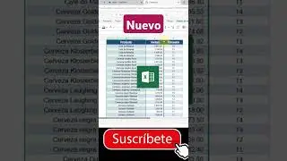 Mover columnas en #excel #exceltips #truco #aprender #fyp #viralvideo #shorts