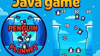 Penguin Plummet &ndash; Classic Java Game Revival! | Retro Mobile Game Gameplay