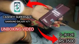 Samsung Galaxy A71 Unboxing ₹3500 😱 Cashify Supersale [8/128] Grade D- Condition! 🥶 Worth it?