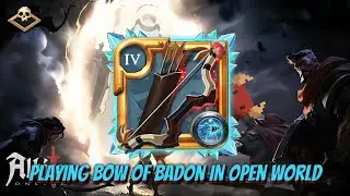 Bow of Badon in open world built different PVE and PVP in || Albion Online ||