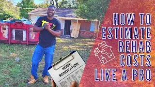 How To Estimate Rehab Cost For Beginners #realestateinvestor #realestate #rehab #houserenovation
