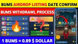 BUMS 🤑AIRDROP LISTING DATE ∆ BUMS SNAPSHOT ∆ BUMS BOT USE FULL PROCESS ∆ BUMS WITHDRAWL PROCESS