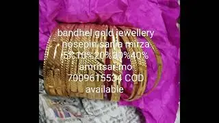 Bandhel gold jewellery nosepin sania mirza 5%10%20%30%40% amritsar mo 7009615534 COD available 
