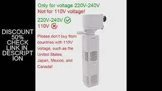 Aquarium Filter Pump Fish Tank Submersible Silent Air Oxygen Aerator Water Change Pump Aquarium Air