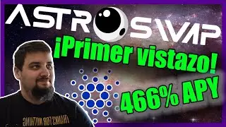 &iexcl;&iexcl;Primer vistazo a AstroSwap!! Quiere ser una DEX en Cardano. 466% APY en auto staking!