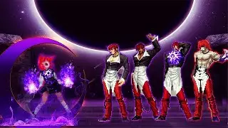 [KOF Mugen] Orochi Akiha Yagami Vs Iori Yagami Team