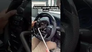 fortuner upgrade steering wheel #fortuner #subscribe #viral