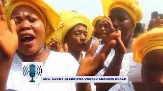 Governor Ayedatiwa visited Araromi beach pt2 #Araromibeach #ilaje #ilaje #zion
