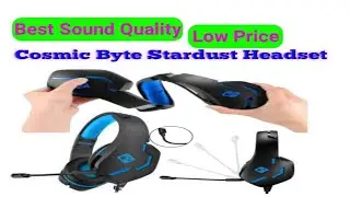 Cosmic Byte Stardust Headset with Flexible Mic | Best Quality Headset | Best Sound Quality