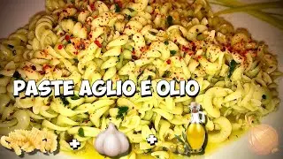 Paste aglio e olio - usturoi și ulei de măsline