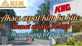 Jalan pintas kawasan KIM karawang timur ke KIIC karawang barat,hemat waktu,hemat uang 18ribu
