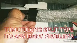 WALL MOUNTED SPLIT TYPE TUMUTULO, PERO HINDI SA DRAIN ANG PROBLEMA.
