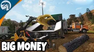 HUGE LOGGING CREW | Logging Map | Farming Simulator 17 Multiplayer Gameplay