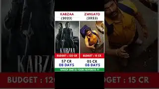 Kabzaa Vs Zwigato Movie Comparision || Box Office Collection #shorts #kabzaa #zwigato