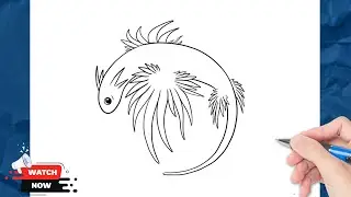 How to draw Blue Sea Slug