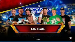TEAM CM Punk Vs Team John Cena - TAG TEAM Elimination Match | WWE 2k25 