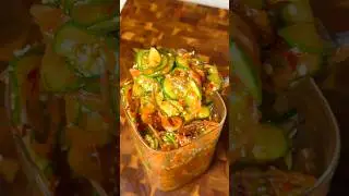 Spicy Korean Salad That's Actually Just Shaking #recipe #hacks #shorts