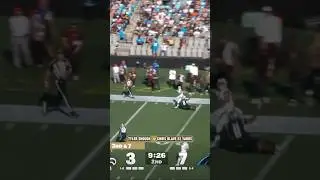 TYLER SHOUGH 62-YARD PASS TD TO CHRIS OLAVE #nfl #shorts