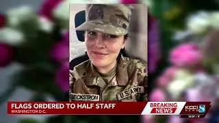 Iowa Gov. Kim Reynolds orders flags at half-staff after National Guard member's death