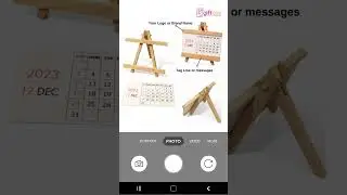 Customize Wooden Desk Easel Calendar Stand | Giftous #calendar #customizedgifts #giftideas
